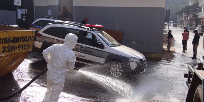 Manhuaçu Higienização Delegacia Presidio
