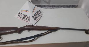 carabina apreendida PM