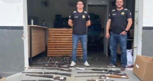 Policia Civil Manhuacu destroi armas apreendidas (3)