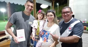 Clube UBA Manhuaçu homenagem goleiro Nicodemos Campeao Fut 7 MG