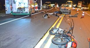acidente BR 116 Muriae motociclista Simonesia