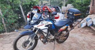 moto apreendida Manhuaçu