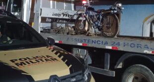 ciclomotor apreendido Manhuaçu