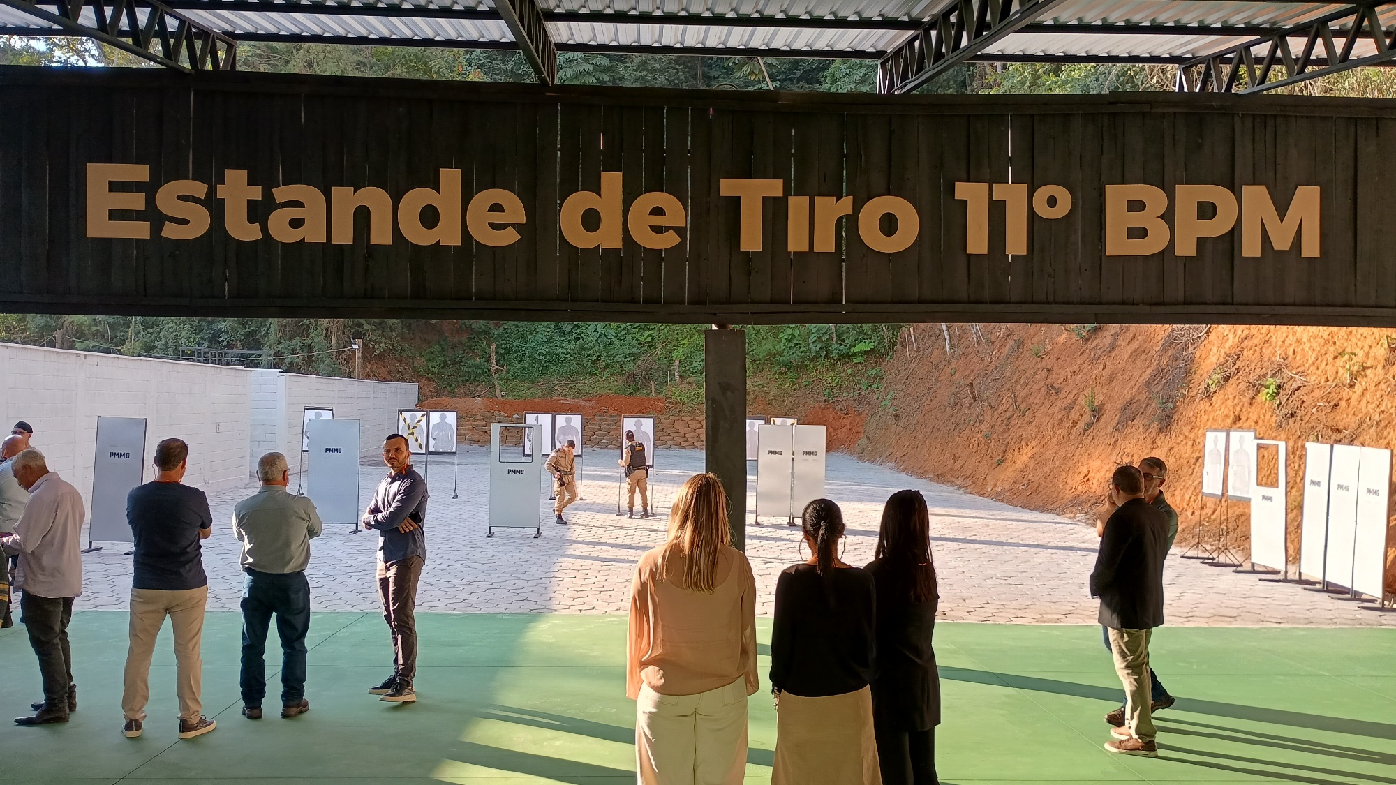 11º BPM reinaugura estande tiro Manhuaçu